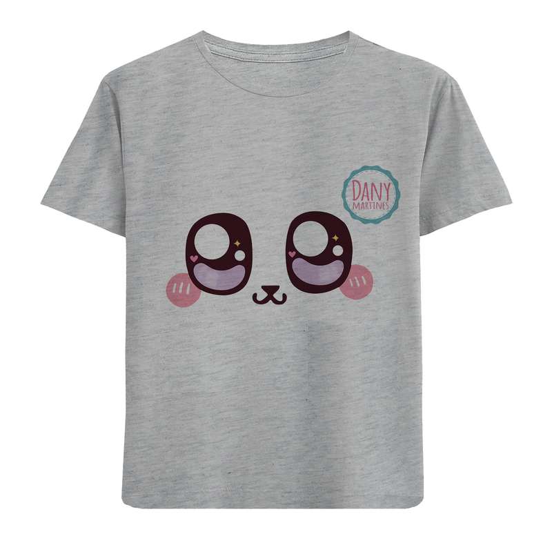 تی شرت آستین کوتاه دخترانه مدل چشم D349