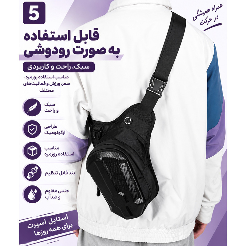 کیف موتور و دوچرخه سواری مدل فیبر کربن