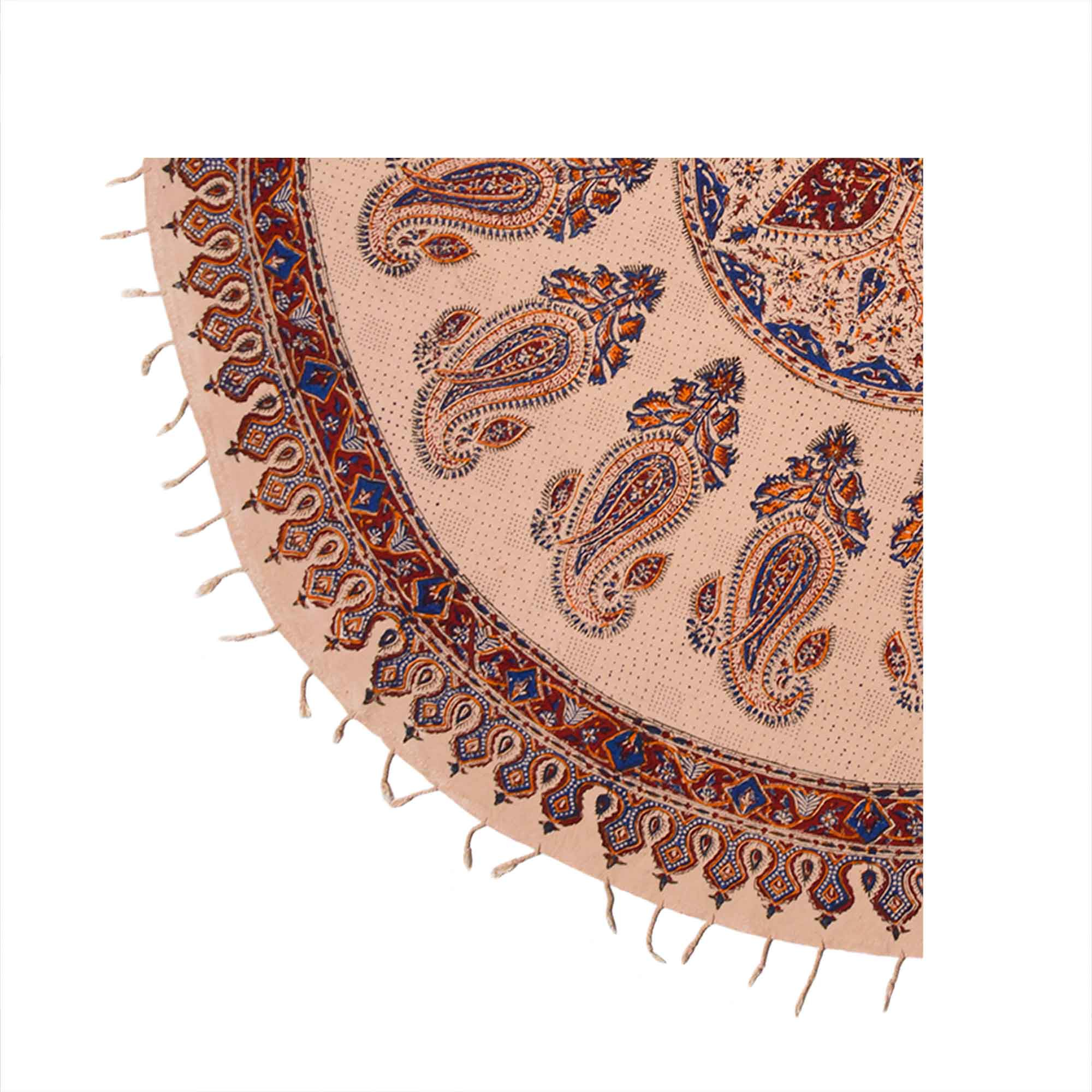 رومیزی قلمکار هنرلوکس مدل مهتاب