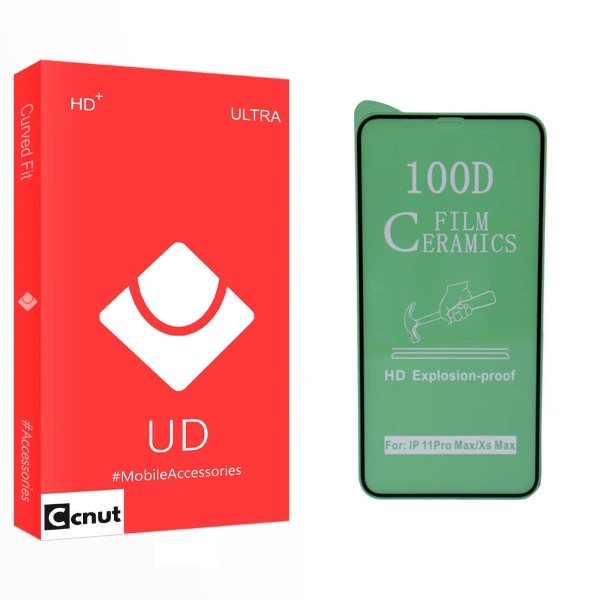 محافظ صفحه نمایش کوکونات مدل UD Glass مناسب برای گوشی موبایل اپل iphone xs max