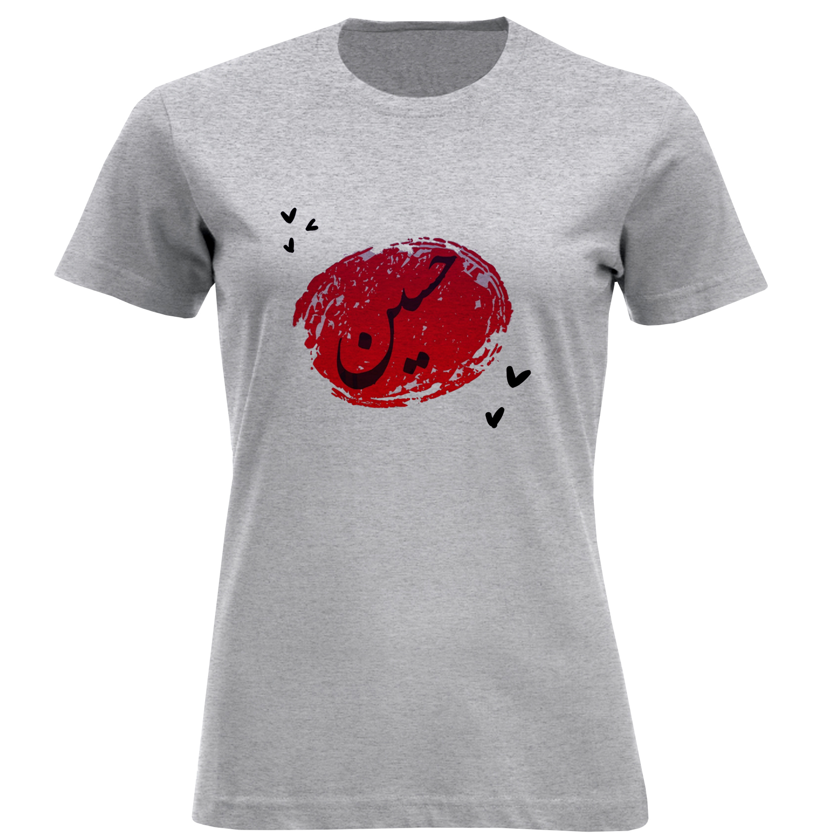 تی شرت آستین کوتاه زنانه مدل حسین D910