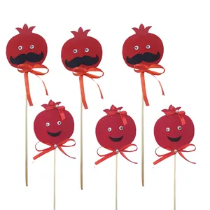 تاپر مدل یلدا انار مجموعه 6 عددی