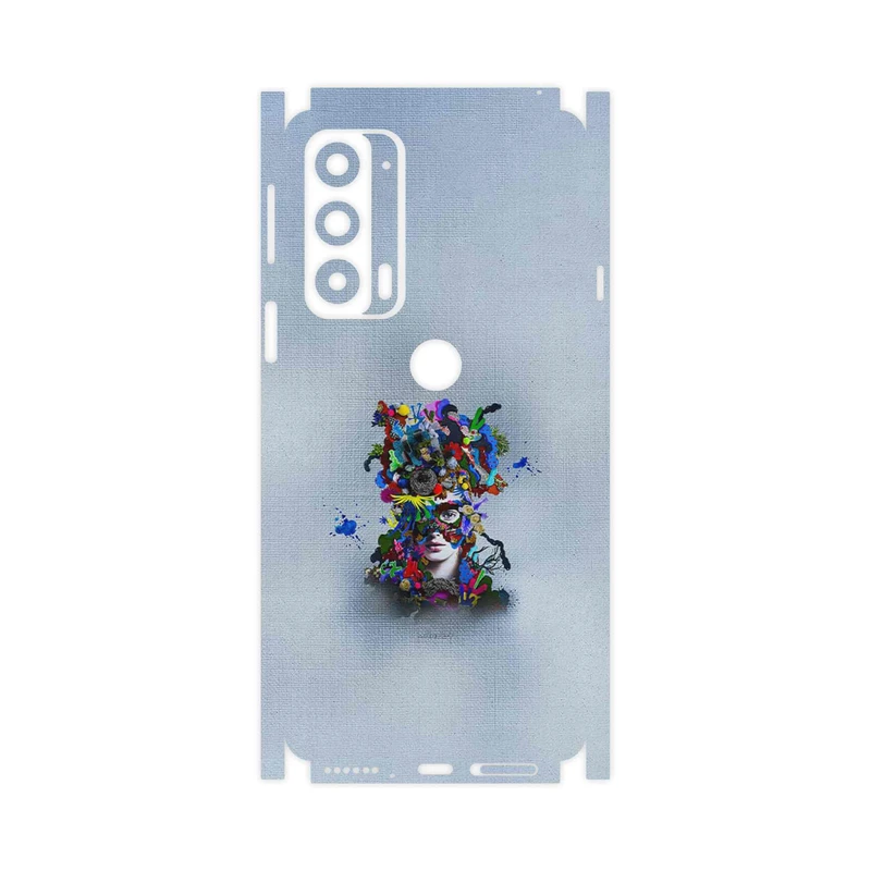 برچسب پوششی ماهوت مدل Collage of surreal Portrait of Women 4-FullSkin مناسب برای گوشی موبایل موتورولا Edge 20