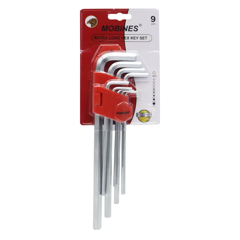 آچار آلن موبینس مدل شش گوش مدل YP-1.5/10MM  مجموعه 9 عددی 