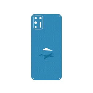 MAHOOT Minimal Paper Airplane Cover Sticker for Motorola Moto G9 Plus