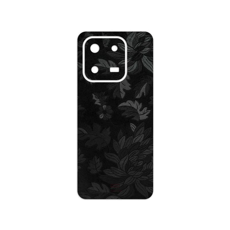 برچسب پوششی ماهوت مدل Black-Wildflower مناسب برای گوشی موبایل آنر X7d 4G