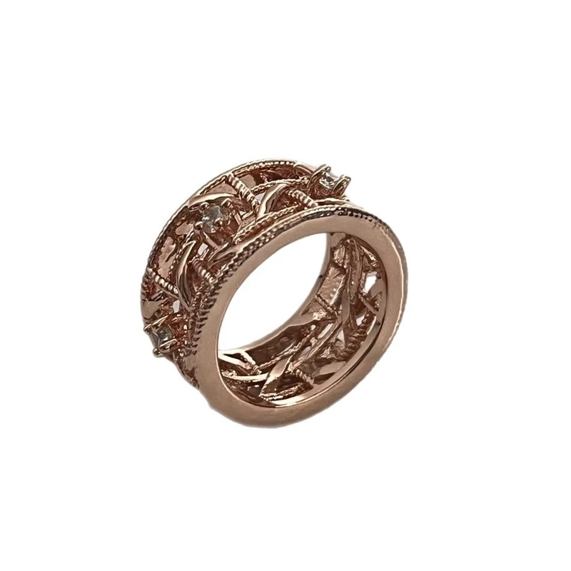 انگشتر زنانه مدل دایره درخشان ۵۸۵۷