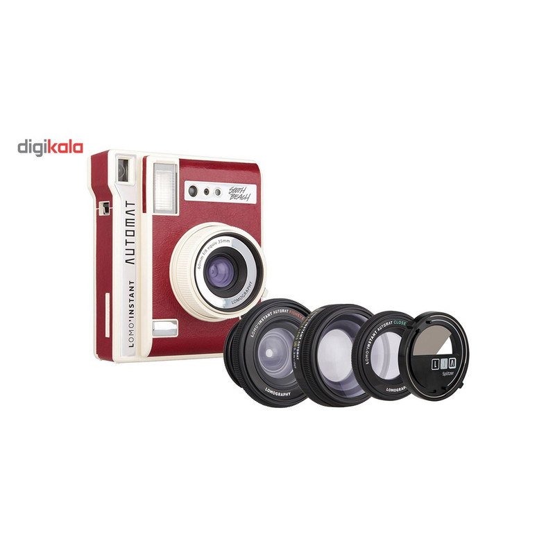 دوربین چاپ سریع لوموگرافی مدل Automat-South Beach به همراه سه لنز