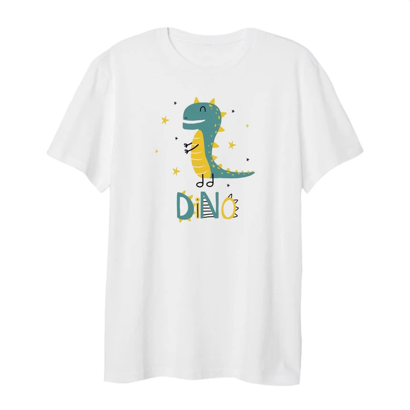 تی شرت لانگ زنانه مدل دایناسور کد ۴