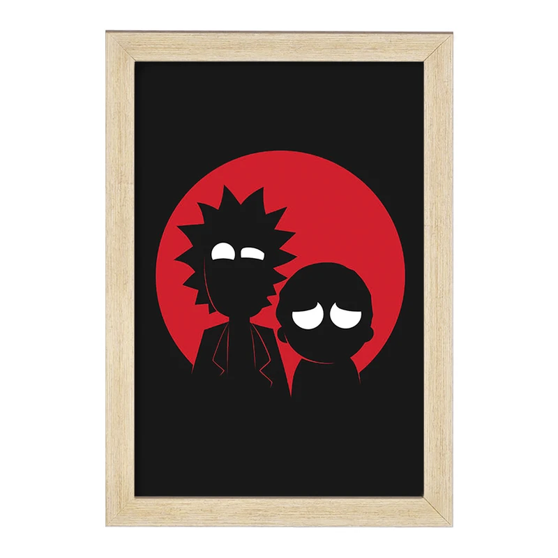 تابلو خندالو مدل ریک و مورتی Rick and Morty  کد 3210