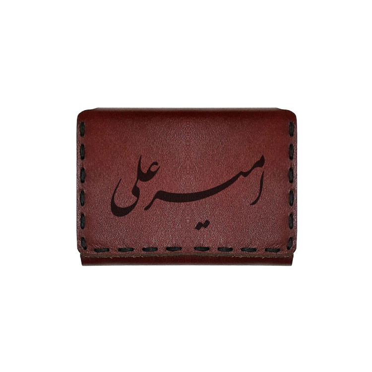 جاکارتی چرمی طرح اسم امیر علی