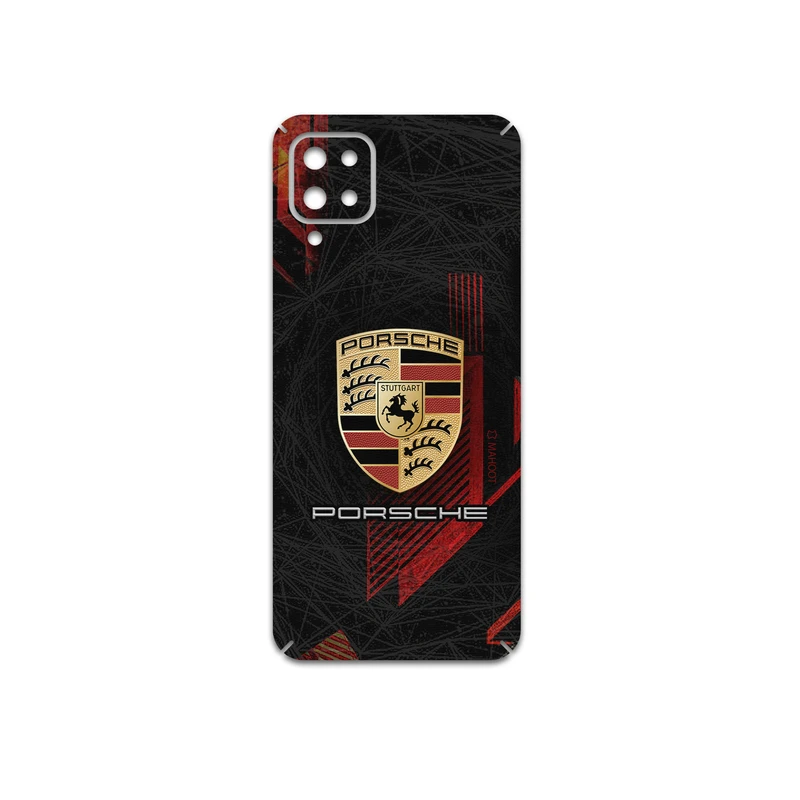 برچسب پوششی ماهوت مدل Porsche-Logo مناسب برای گوشی موبایل سامسونگ Galaxy A12