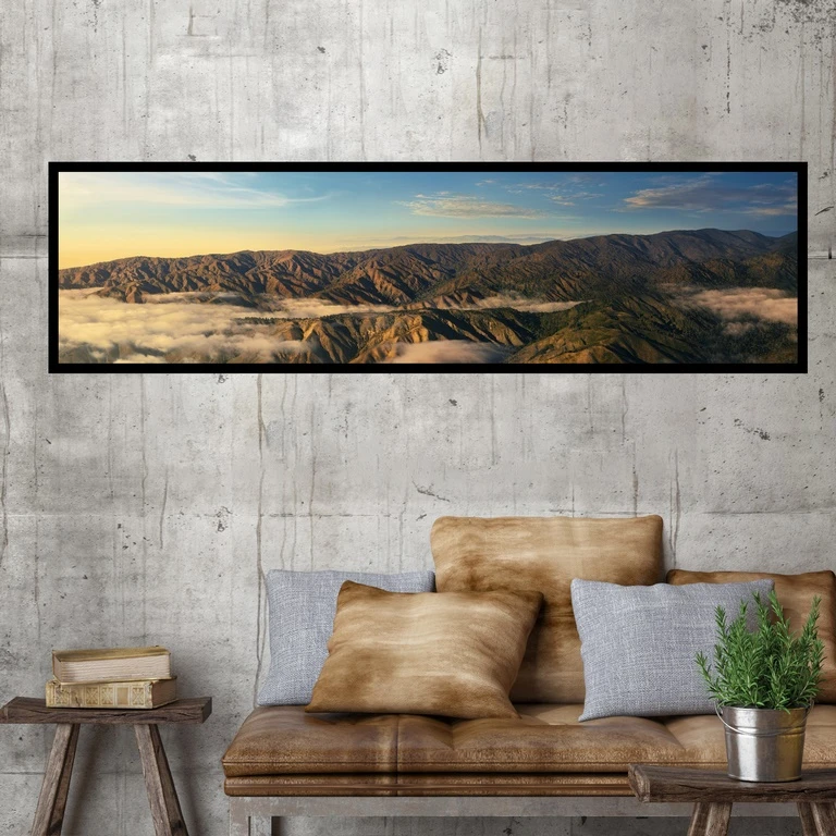 تابلو بکلیت طرح طبیعت قله کوه مدل کشیده B-7543