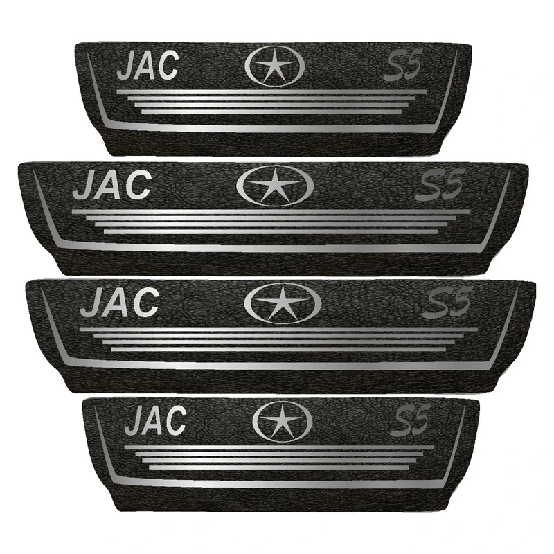 برچسب پارکابی خودرو مهدیار طرح چرم کد 1007مناسب برای JAC S5  بسته 4 عددی