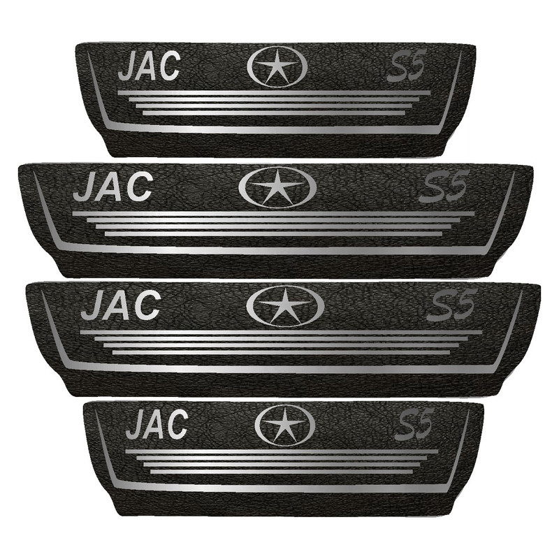 برچسب پارکابی خودرو مهدیار طرح چرم کد 1007مناسب برای JAC S5  بسته 4 عددی
