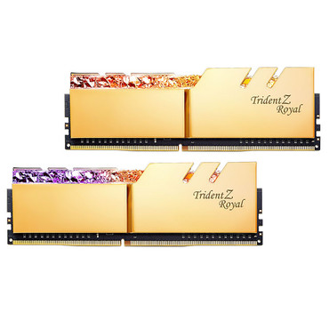 رم دسکتاپ DDR4 دو کاناله 4000 مگاهرتز CL16 جی اسکیل مدل TRIDENTZ ROYAL GOLD ظرفیت 32 گیگابایت