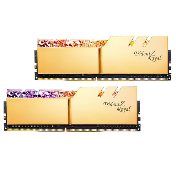 رم دسکتاپ DDR4 دو کاناله 3600 مگاهرتز CL18 جی اسکیل مدل TRIDENTZ ROYAL GOLD ظرفیت 64 گیگابایت