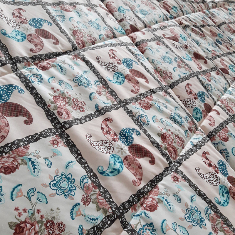 لحاف کرسی سندس مدل یلدا کد F319 سایز 400x400 سانتی متر