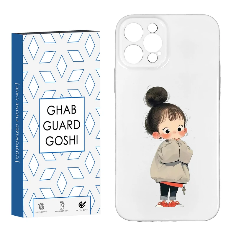 کاور قاب گارد گوشی طرح فانتزی دختر ملوس کد HARD-014 مناسب برای گوشی موبایل اپل IPHONE 12 PRO