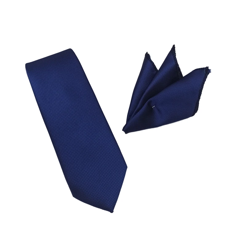 ست کراوات و دستمال جیب مردانه مدل 1002