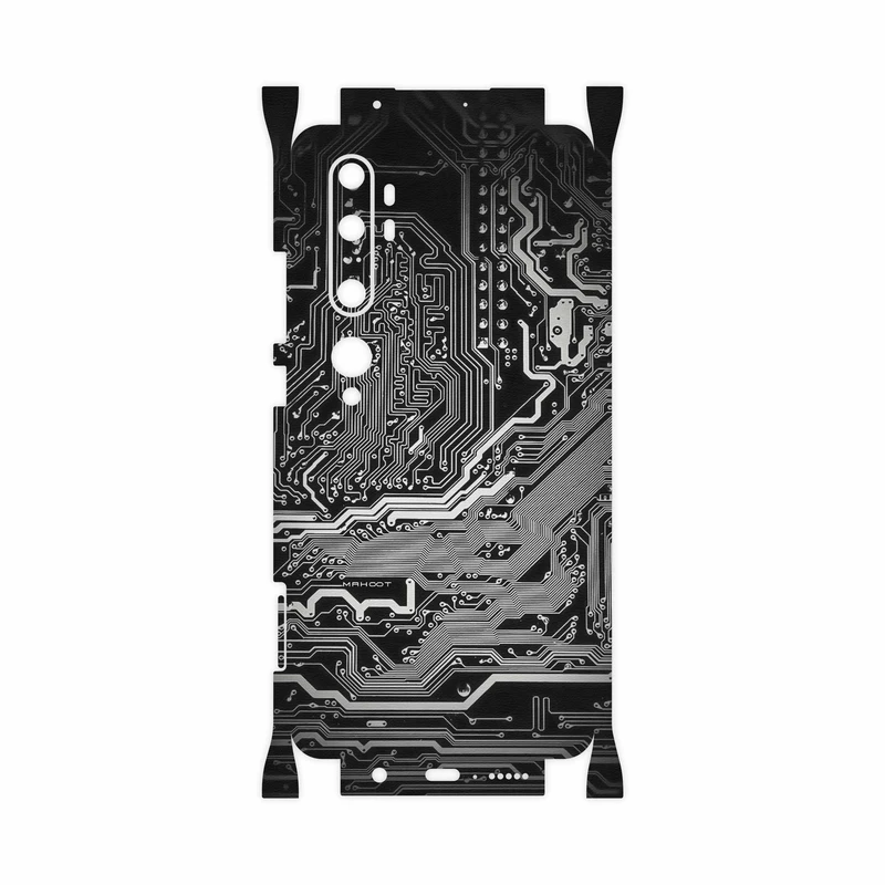 برچسب پوششی ماهوت مدل Black Printed Circuit Board-FullSkin مناسب برای گوشی موبایل شیائومی Mi Note 10 Pro