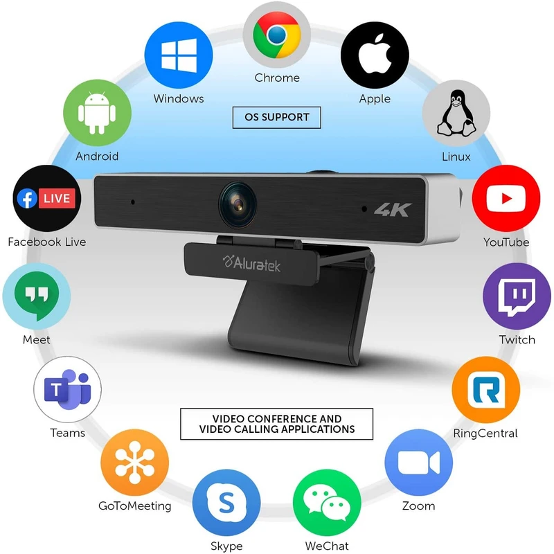 عکس شماره 4 : وب کم آلورا تک مدل live pro 4k