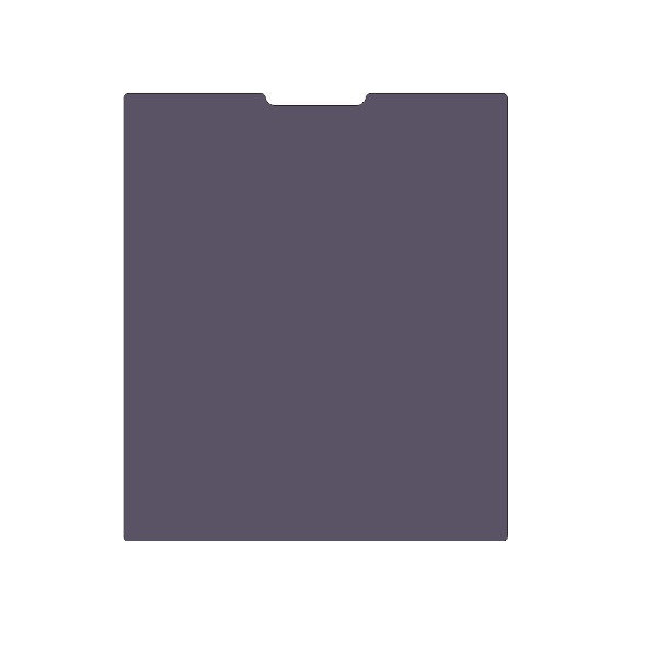 محافظ صفحه نمایش کد B4 مناسب برای گوشی موبایل بلک بری Passport