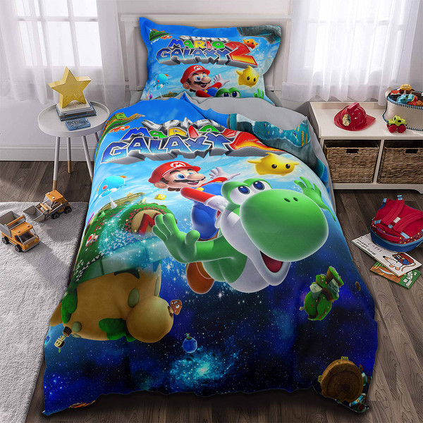  سرویس خواب راشا طرح Mario یک نفره 3 تکه