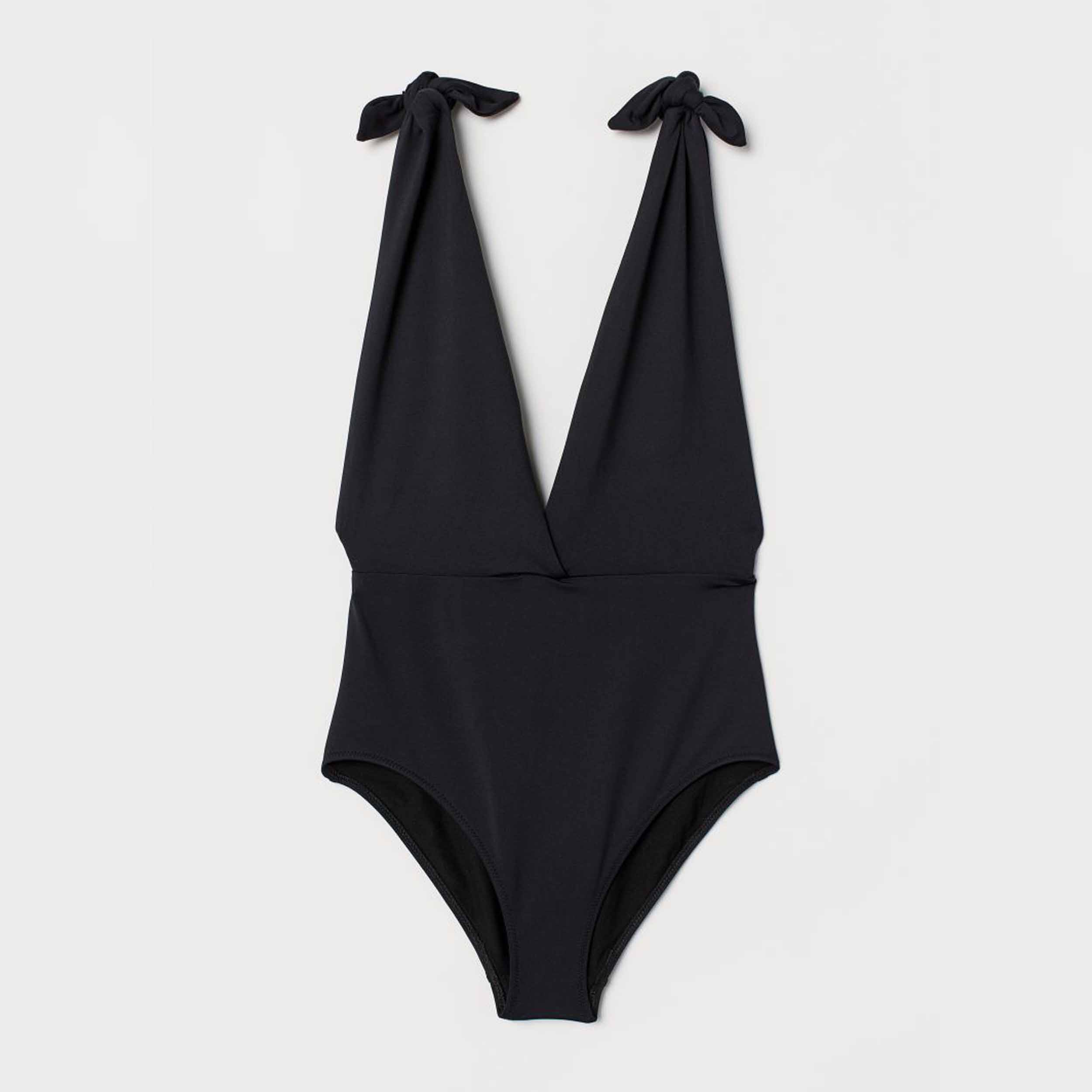 مایو زنانه اچ اند ام مدل 0721021001 V-neck Swimsuit