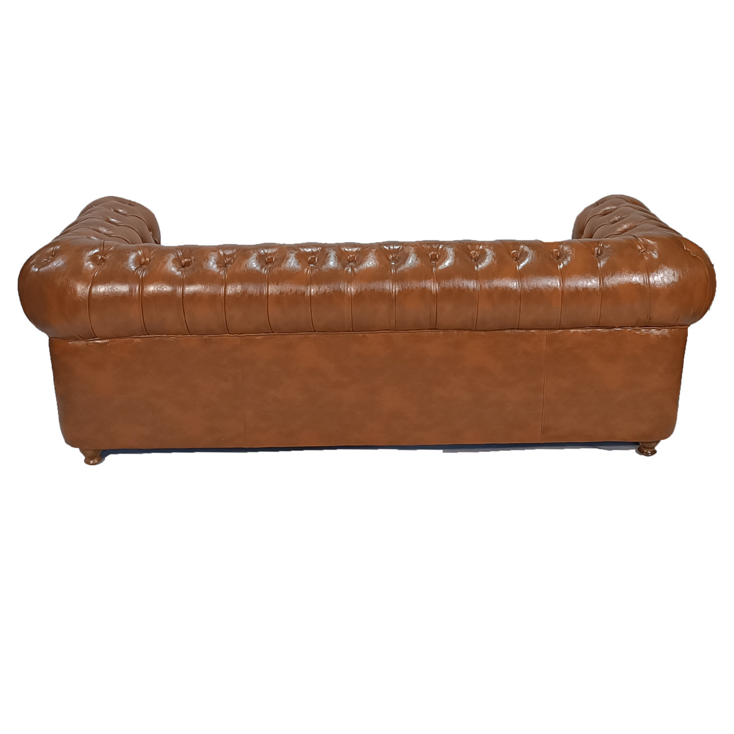 مبل انتظار سه نفره هلکو مدل چستر دو قالپااقه عسلی