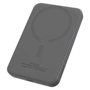 پاوربانک بیسوس مدل Magnetic Mini WIRELESS FAST PPCXM05 ظرفیت 5000 میلی آمپر ساعت