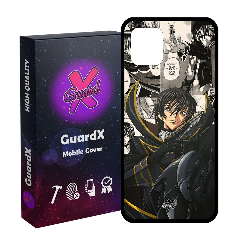 کاور گارد ایکس طرح لولوش انیمه مدل Glass10544 مناسب برای گوشی موبایل سامسونگ Galaxy Note 10 Lite / A81