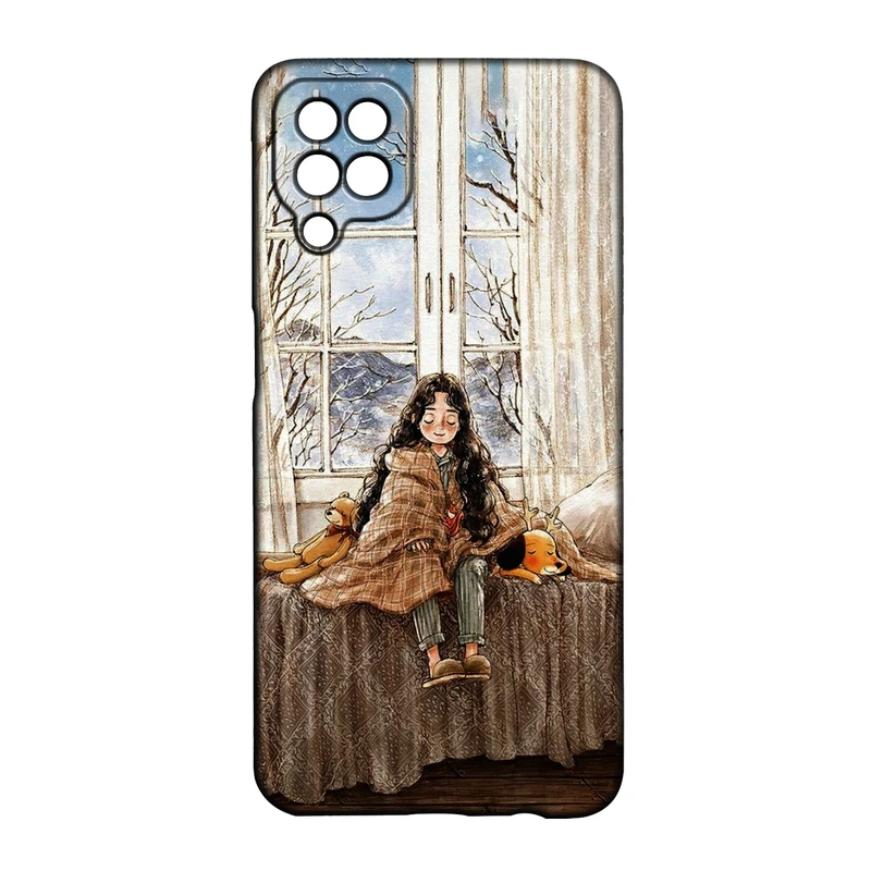 کاور طرح دخترانه کد 226 مناسب برای گوشی موبایل سامسونگ Galaxy A12 / M12 / F12