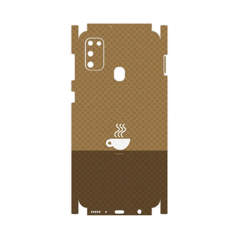 برچسب پوششی ماهوت مدل Minimal Cup of Coffee Icon-FullSkin مناسب برای گوشی موبایل سامسونگ Galaxy M21