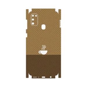 MAHOOT Minimal Cup of Coffee Icon-FullSkin Cover Sticker for Samsung Galaxy M21