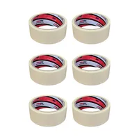 نوار چسب کاغذی چمفیکس مدل 12Y عرض 4 سانتی متر بسته 6 عددی