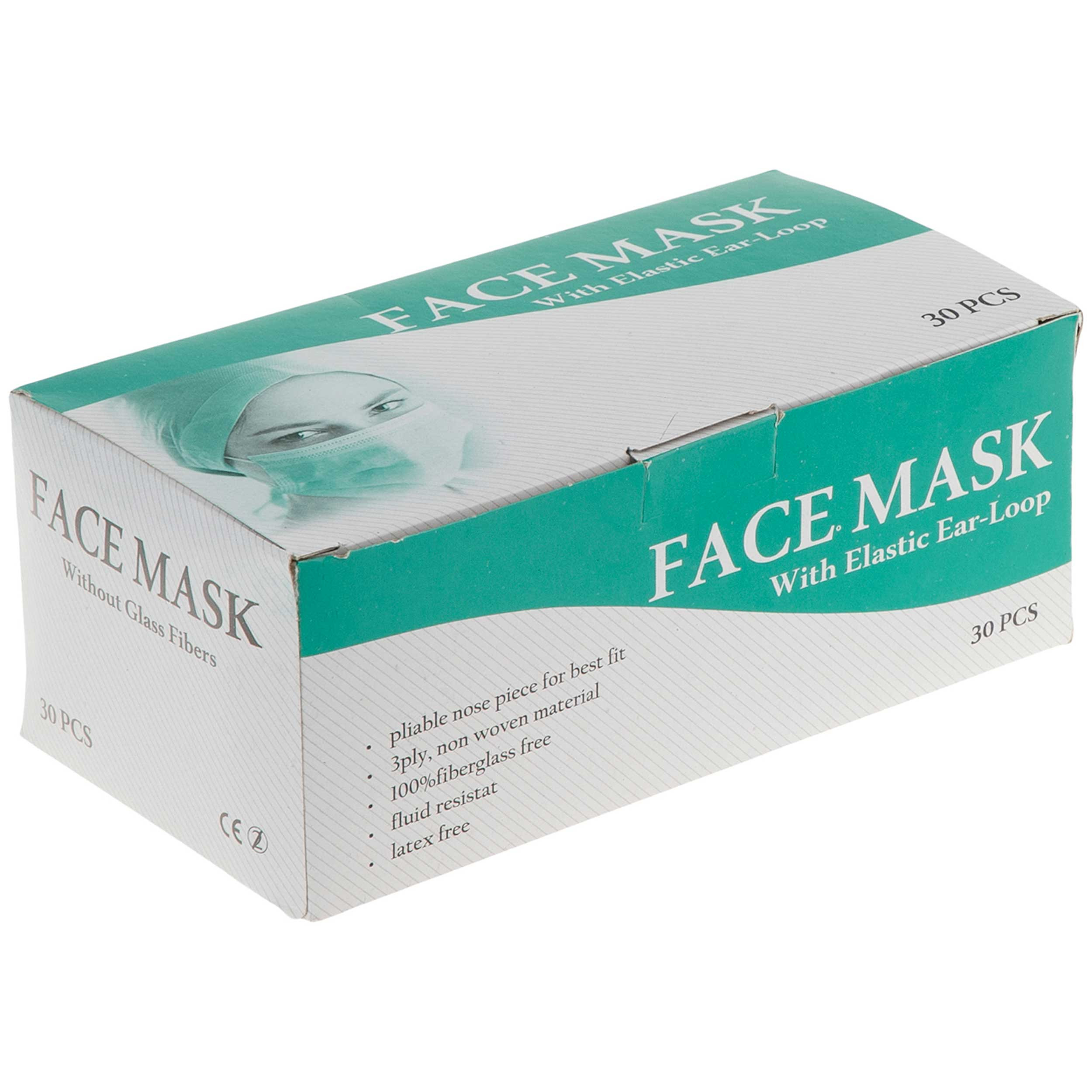 ماسک تنفسی مدل FAC1 بسته 30 عددی ماسک تنفسی مدل FAC1 بسته 30 عددی