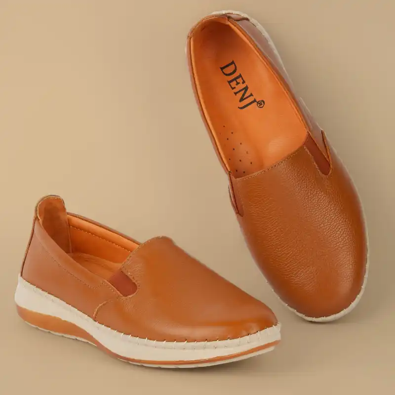 کفش طبی زنانه مدل چرم طبیعی