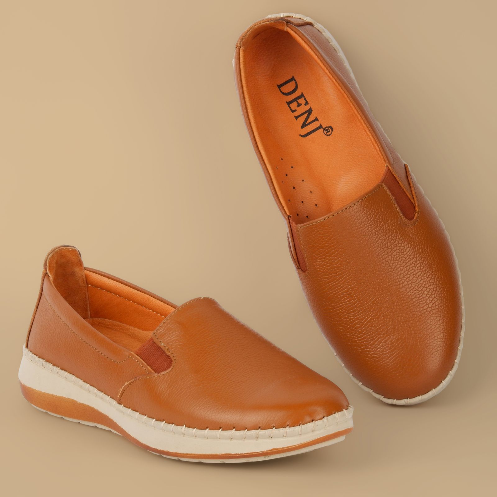 کفش طبی زنانه مدل چرم طبیعی -  - 4