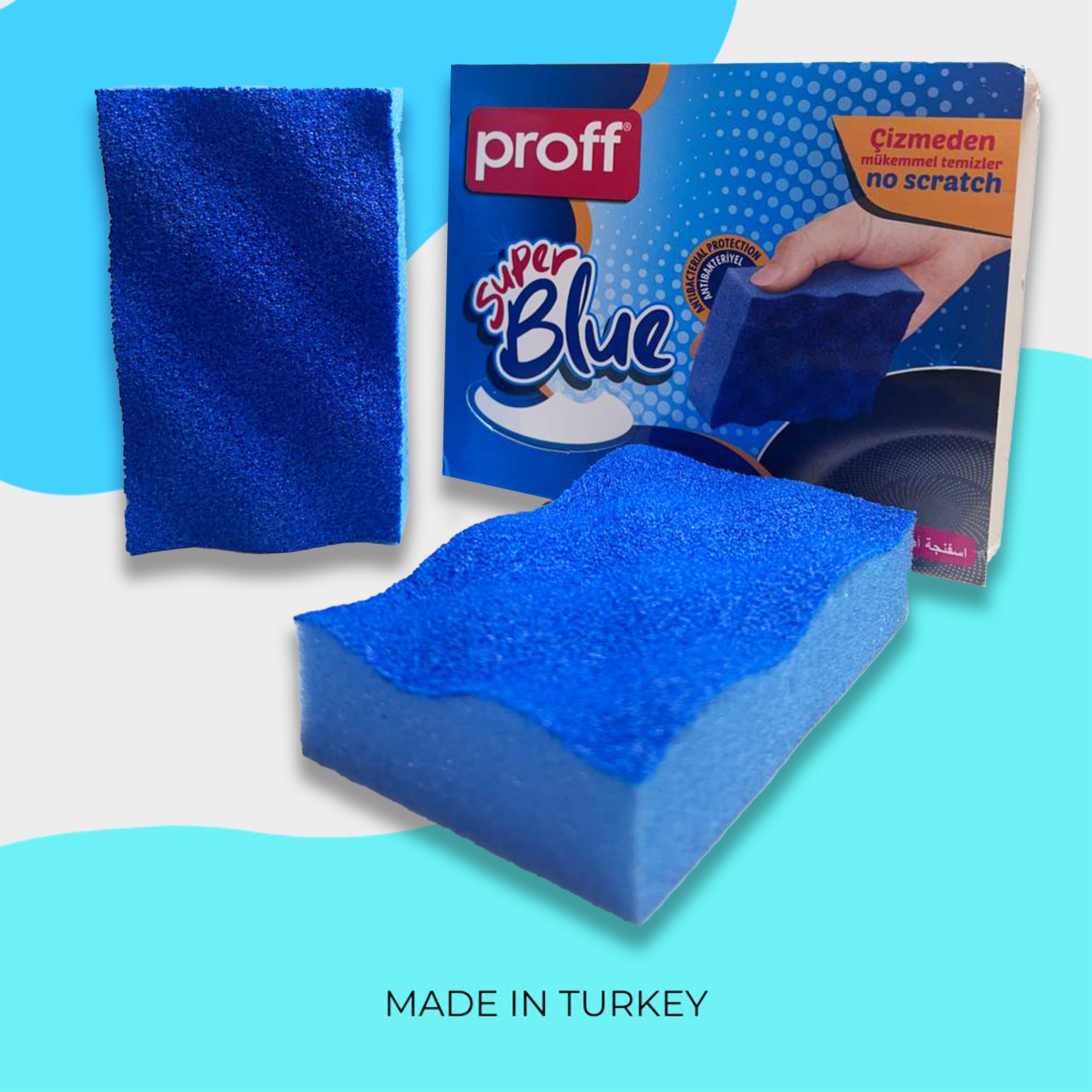 اسکاچ پروف مدل SUPER BLUE مجموعه 2 عددی اسکاچ پروف مدل SUPER BLUE مجموعه 2 عددی