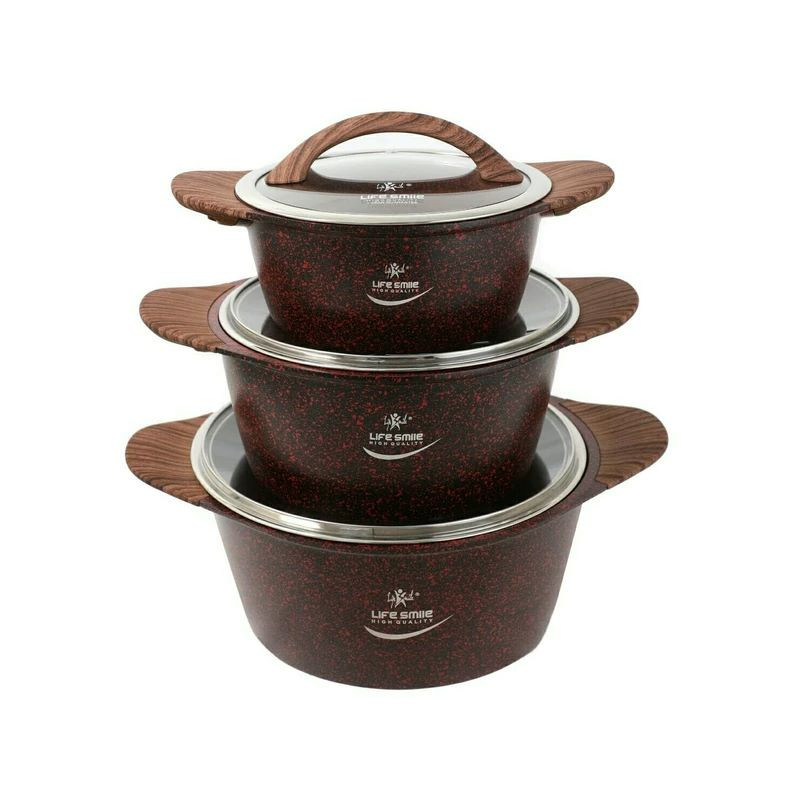 سرویس قابلمه 6 پارچه لایف اسمایل مدل p6