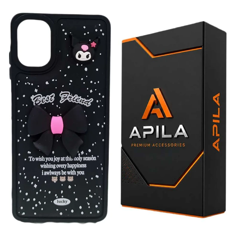کاور اپیلا مدل عروسکی سیلیکونی مناسب برای گوشی موبایل سامسونگ Galaxy A06
