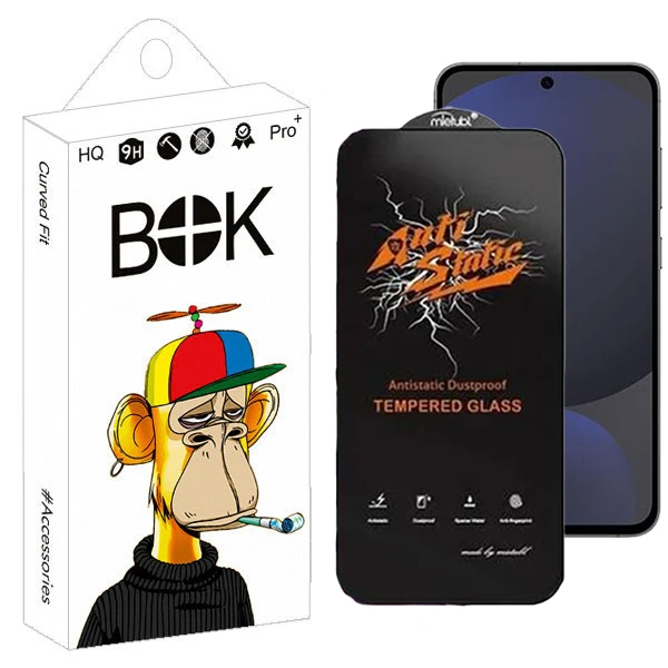 محافظ صفحه نمایش بوک مدل Antistatic Glavers مناسب برای گوشی موبایل سامسونگ Galaxy a36 / a56 / s24 fe