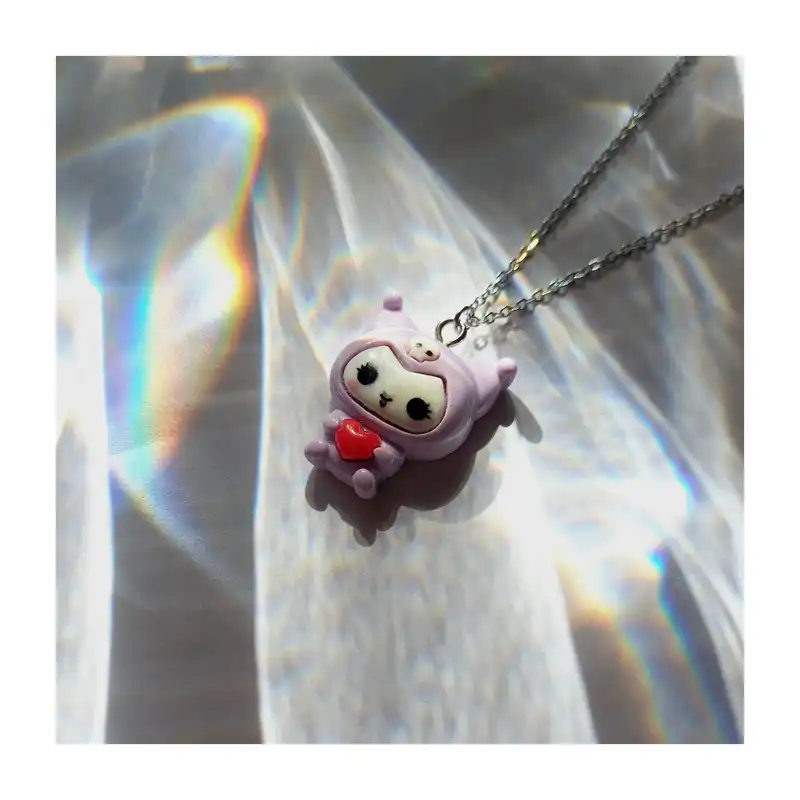 گردنبند زنانه مدل کورومی و قلب