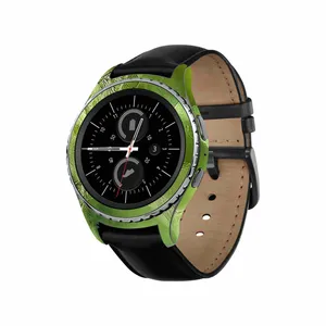 MAHOOT Green_Crystal_Marble Cover Sticker for Samsung Galaxy Gear S2 Classic Smartwatch