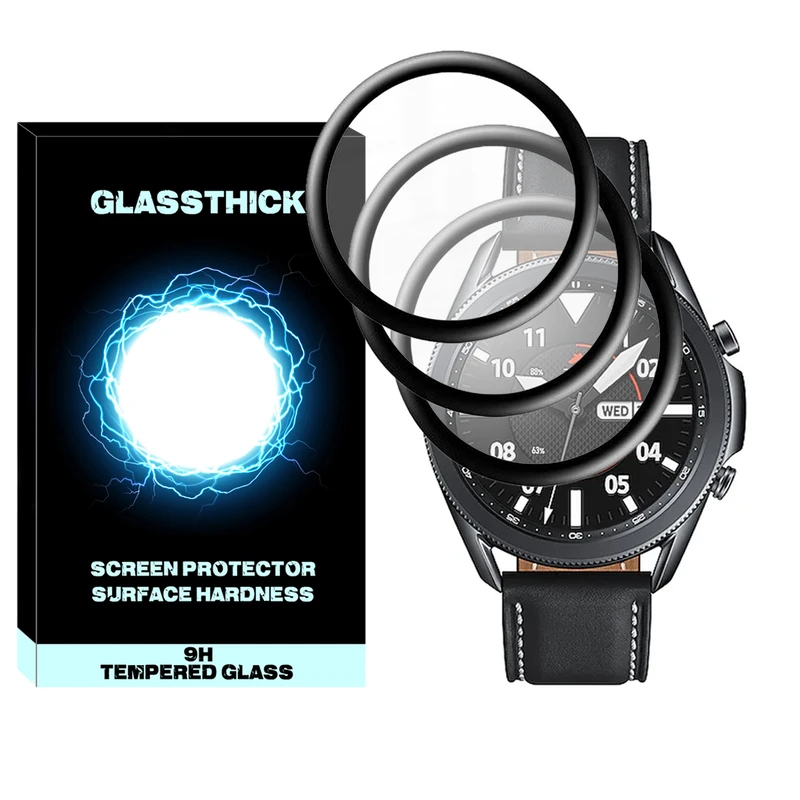 محافظ صفحه نمایش نانو گلستیک مدل Pmma-GL مناسب برای ساعت هوشمند سامسونگ Galaxy Watch 3 45mm بسته سه عددی