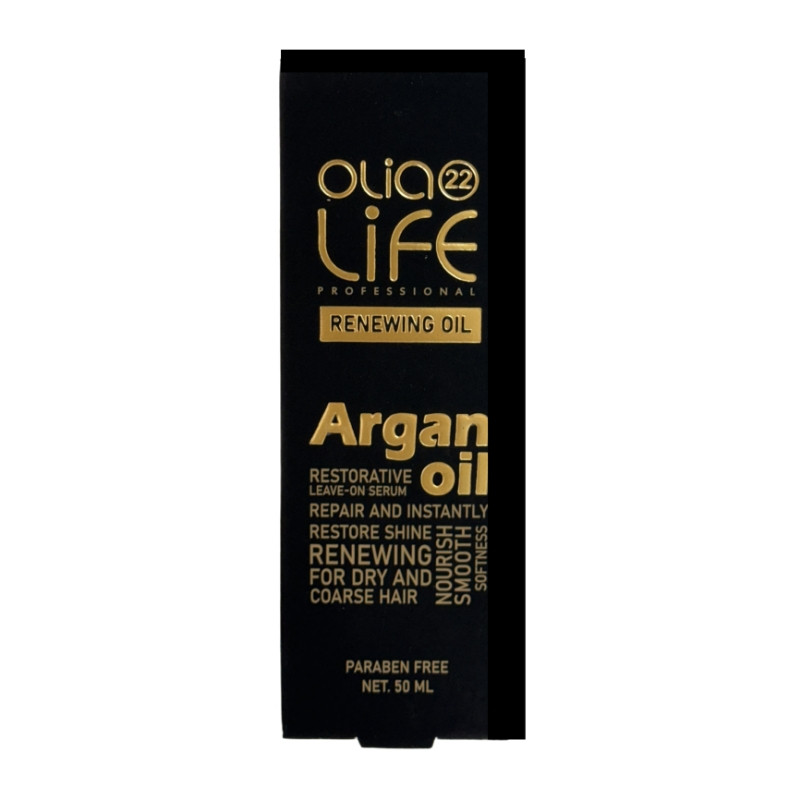 روغن آرگان اولیا لایف مدل Renewing حجم 50 میلی لیتر