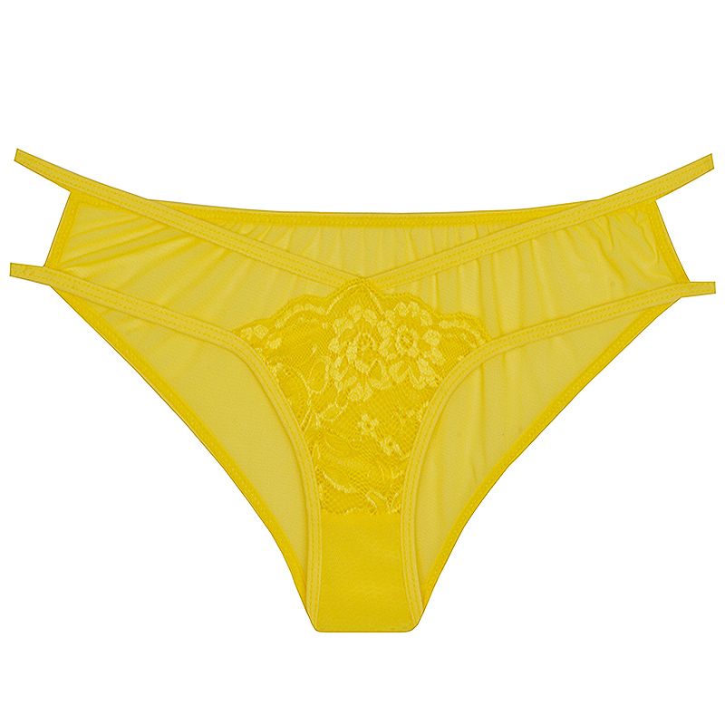 ست شورت و سوتین زنانه دکسونری مدل 125000610 گیپور رنگ زرد -  - 4