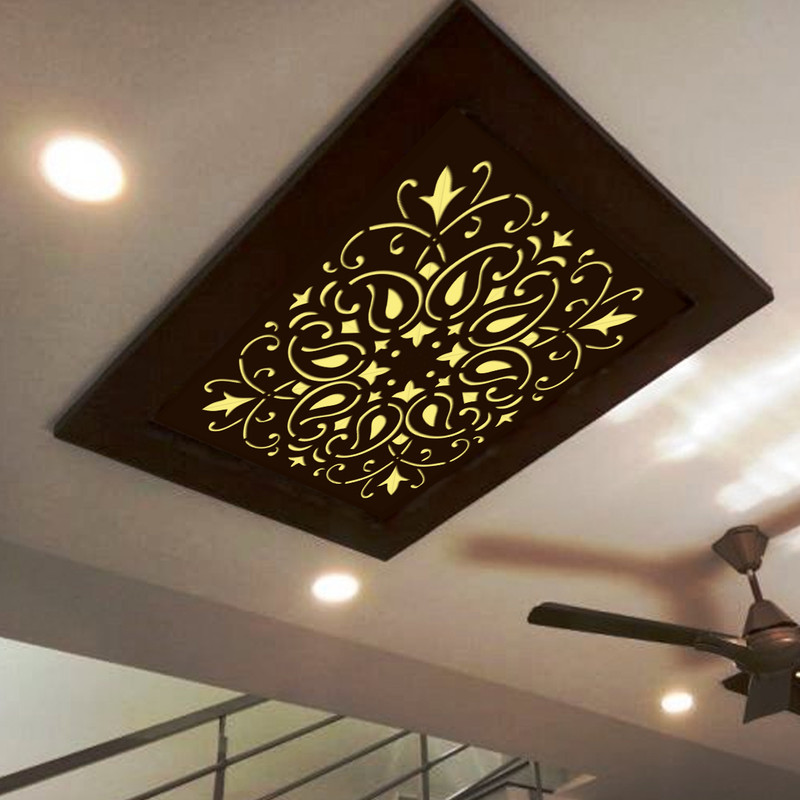 تایل سقفی مدل tile-140 سایز 60x60  بسته 2 عددی