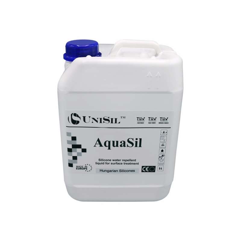 محلول آبگریز و ضد شوره نمای ساختمان یونی سیل مدل AquaSil حجم 5 لیتر محلول آبگریز و ضد شوره نمای ساختمان یونی سیل مدل AquaSil حجم 5 لیتر